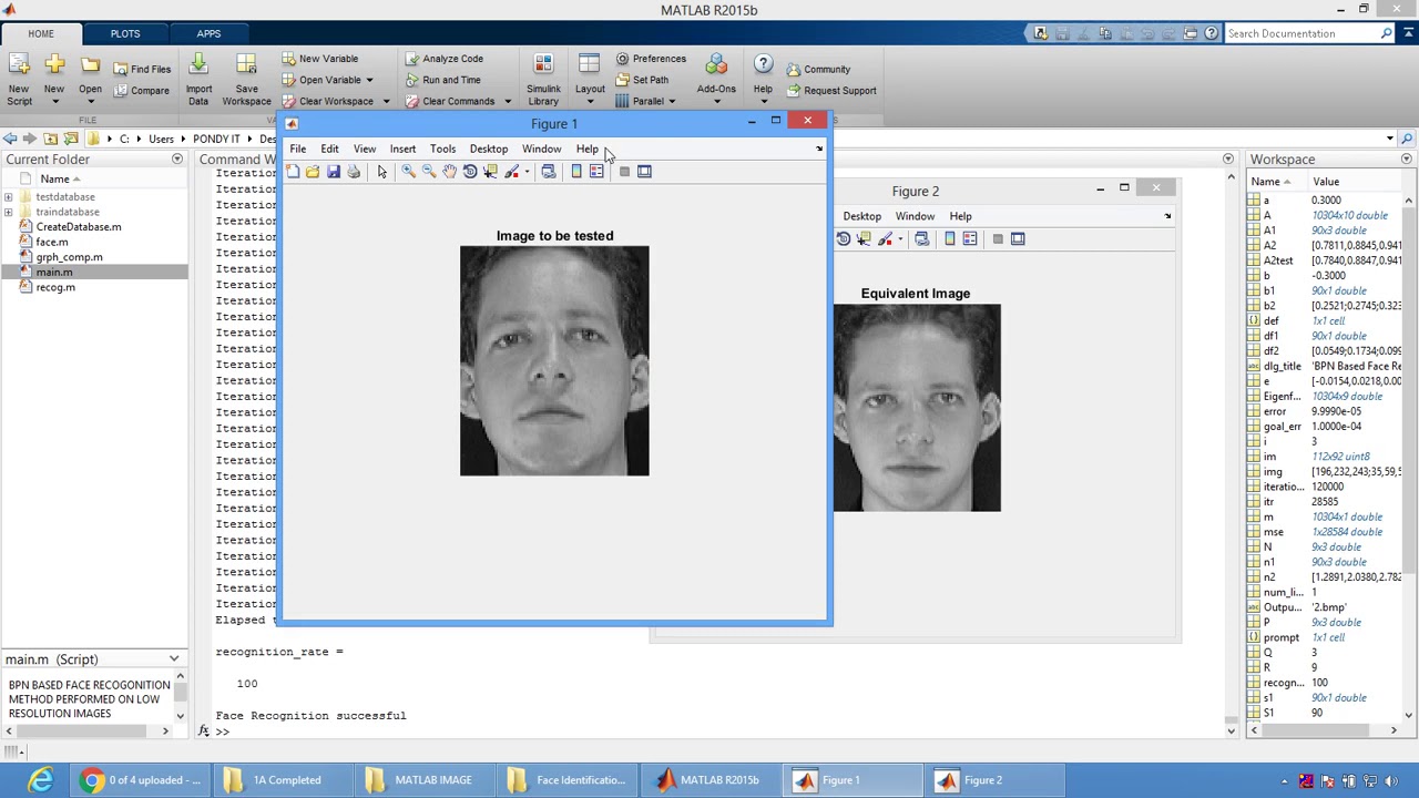 Face Identification Gray Image Large Dataset using Matlab - OKOK ...