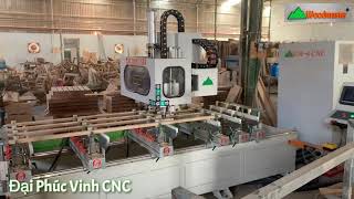 Máy đục mộng âm 4 đầu bàn dài 2,5 mét Woodmaster | WM-4CNC