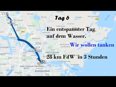 006 Eine Woche Boot #6 Amsterdam - Tanken in Zaandam - Amsterdam