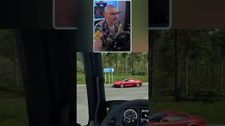 Youtubeur célèbre en Ferrari 🚗👋 #Shorts