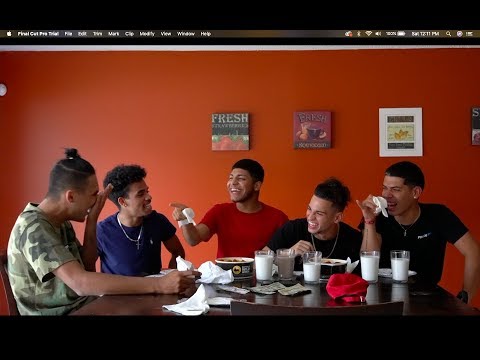 LAST TO STOP EATING WORLDS HOTTEST CHICKEN WINGS WINS $275 ( WE CRIED!!!!!)