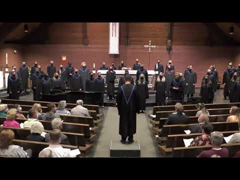 Concordia University A Cappella Choir performs Ubi Caritas II: Through Infinite Ages - Ola Gjeilo
