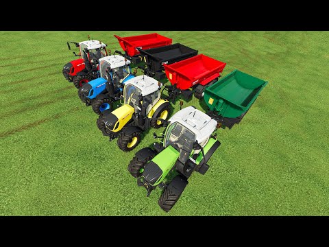 HARVESTING AND LOAD SUNFLOWER WITH FENDT TRACTORS - Farming Simulator 22