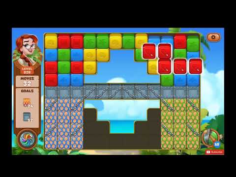 Lost Island Blast Adventure Level 828 NO BOOSTERS - A S GAMING