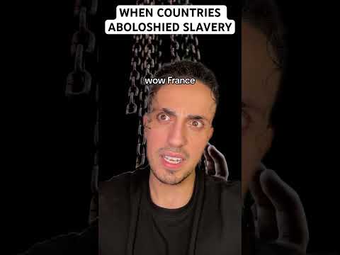 When Countries Abolished Slavery