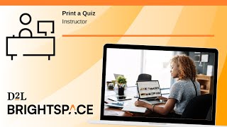 Print a Quiz | Instructor