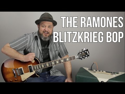 How to Play "Blitzkrieg Bop" by The Ramones on Guitar