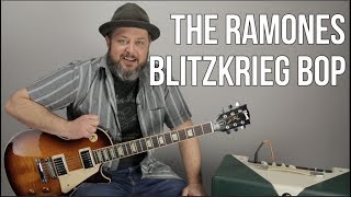 How to Play &quot;Blitzkrieg Bop&quot; by The Ramones on Guitar