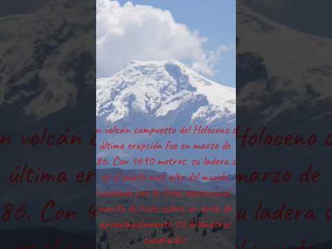Volcán Cayambe, breve reseña🌋🇪🇨⛰️ #travel #milindoecuador #ecuadorec #volcano #cayambe