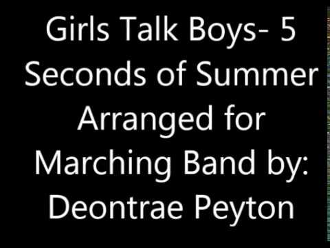Girls Talk Boys arr. Deontrae Peyton