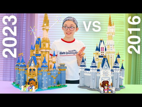 Comparing Disney LEGO Castle Sets | 2016 vs 2023