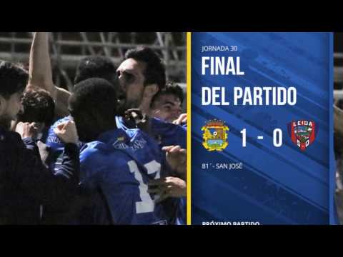 CF Fuenlabrada 1 - SD Leioa 0 (Ocasiones y gol)