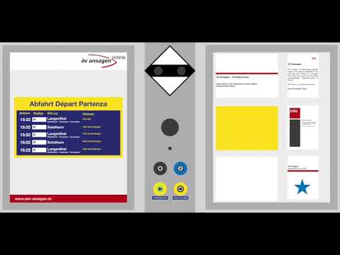 Asmobil Ansage - Der Haltewunsch wurde entgegengenommen (mit Infosäulen + Bedarfshaltsignal)