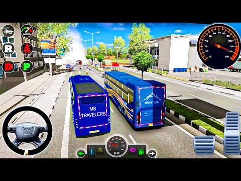 Coach Bus Offroad Driving Simulator 3D - Mountain Uphill Mud Bus Drivers - Android GamePlay #1