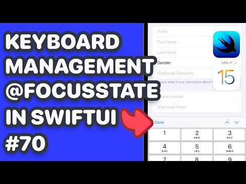 @FocusState In SwiftUI (How To Manage Keyboard In SwiftUI, Dismiss Keyboard In SwiftUI) thumbnail
