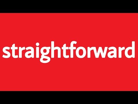 Straightforward | Definition of straightforward with example sentences