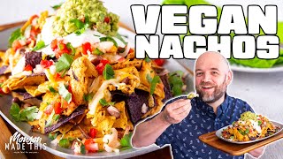 The BEST Vegan Loaded "24/7" Nachos featuring RW Garcia (plant-based + gluten free)