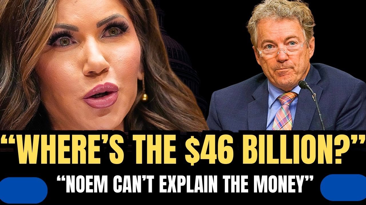 Rand Paul Confronts Noem Over Missing $46 Billion In Border Spending