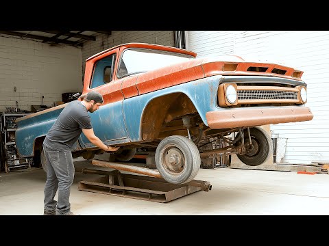 Man Transforms JUNKYARD V8 Chevrolet C10 Back to New | Full Restoration by @FLManGarage