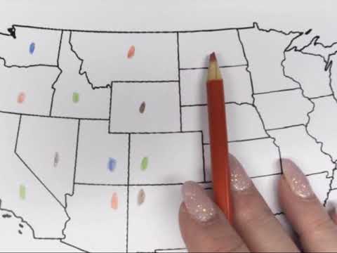 Four Color Theorem Map