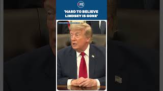 Trump Mourns Lindsey Graham, says "Hard to Believe Lindsey Is Gone"