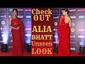Alia Bhatt Stunning Look In Saree At News 18 Reel Movie Awards 2019 K4E KRAZZY4ENTERTAINMENT
