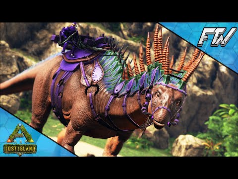 Max Level Amargasaurus Tame - WHAT A PAIN!!!  - ARK Lost Island [DLC E47]