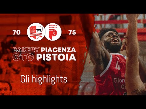 [PistoiaBasketTV] Bakery Piacenza - GTG Pistoia 70-75, gli highlights