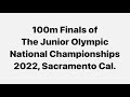 USATF Junior Olympics 2022- National Championships 100m Final