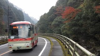 preview picture of video '国道194号　山間を行く　路線バス　長沢線　県交北部交通　日野　リエッセ 高知　2014.11'