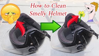 How to Clean Smelly Helmet
