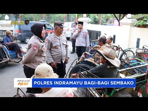 POLRES INDRAMAYU BAGIKAN SEMBAKO WUJUD KEPEDULIAN POLRI