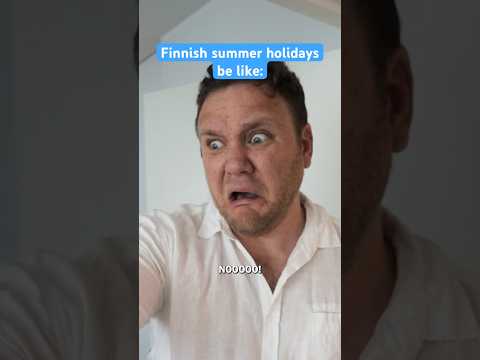 Finnish summer holidays be like… #shorts #finland #suomi #finnish