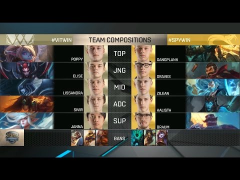 VIT vs SPY Highlights - VITALITY vs SPLYCE - EU LCS Week 9 - SPRING 2016