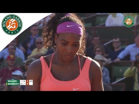 S. Williams v. T. Bacsinszky 2015 French Open Women's Highlights / Semifinals