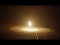 Falcon 9 First Stage Landing | From Helicopter 
