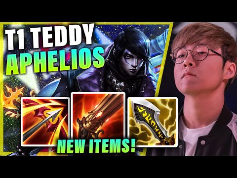 T1 TEDDY PLAYING APHELIOS VS KALISTA |  T1 PLAYERS FULL GAMEPLAY
