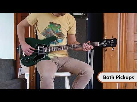 Serek Basses - B90 & Curtis Novak BS-DS Bass Pickup Demo