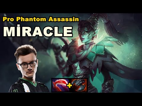 MİRACLE [Phantom Assassin] Pro Carry Game Play NİGMA VS OG Dota2