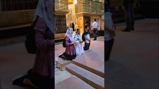 Deep Worship at the Holy Tomb of Christ, Jerusalem