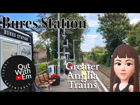 Bures Railway Station - A look around this cute little one platform Greater Anglia station - 755 328