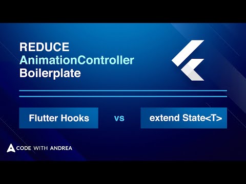 How to reduce AnimationController boilerplate code Flutter Hooks vs extending the State class