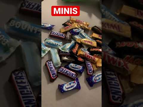 MINIS | Mars, Snickers, Twix, Bounty, MilkiWay | #shorts #youtubeshorts