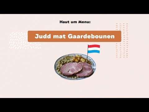 Recette Judd mat Gaardebounen (Abléck project, initiative PAN, Luxembourg)