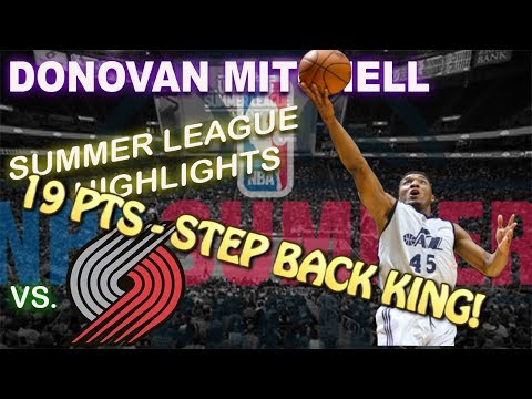 Donovan Mitchell Highlights vs Trailblazers REACTION