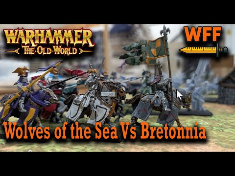 Bretonnia vs Wolves of the Sea, Warriors of Chaos - Warhammer the Old World Battle Report