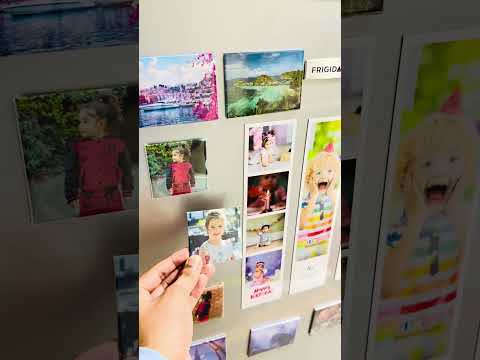 Turn Your Travel Photos into Unique Fridge Magnets | DIY photo fridge magnets | palette Visuals
