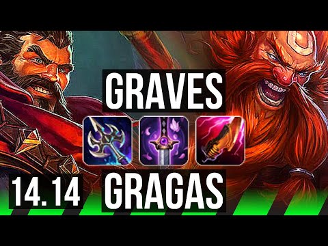 GRAVES vs GRAGAS (JGL) | Rank 3 Graves, Rank 6, 7/1/6, Godlike | VN Challenger | 14.14