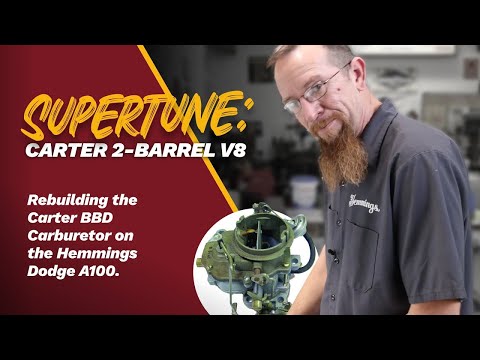 Rebuilding the Carter BBD Carburetor on the Hemmings Dodge A100
