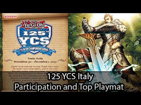 125 Yugioh YCS Italy Participtation and Top Playmats